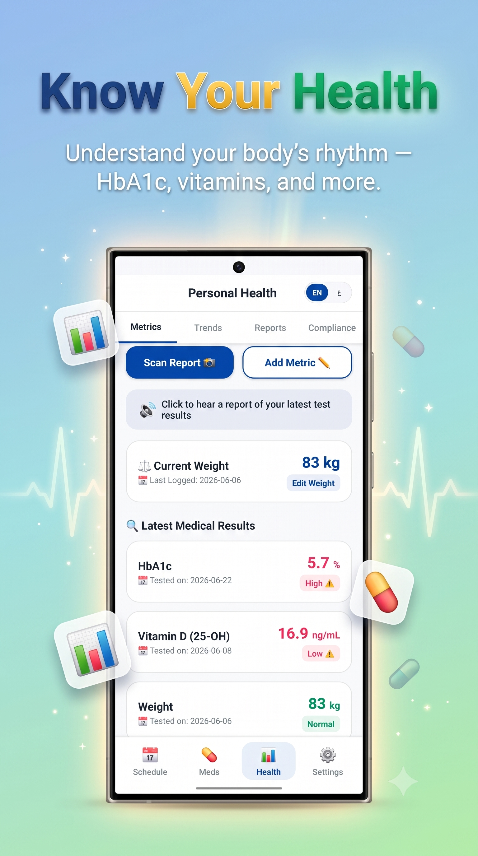 Track your body’s rhythm effortlessly